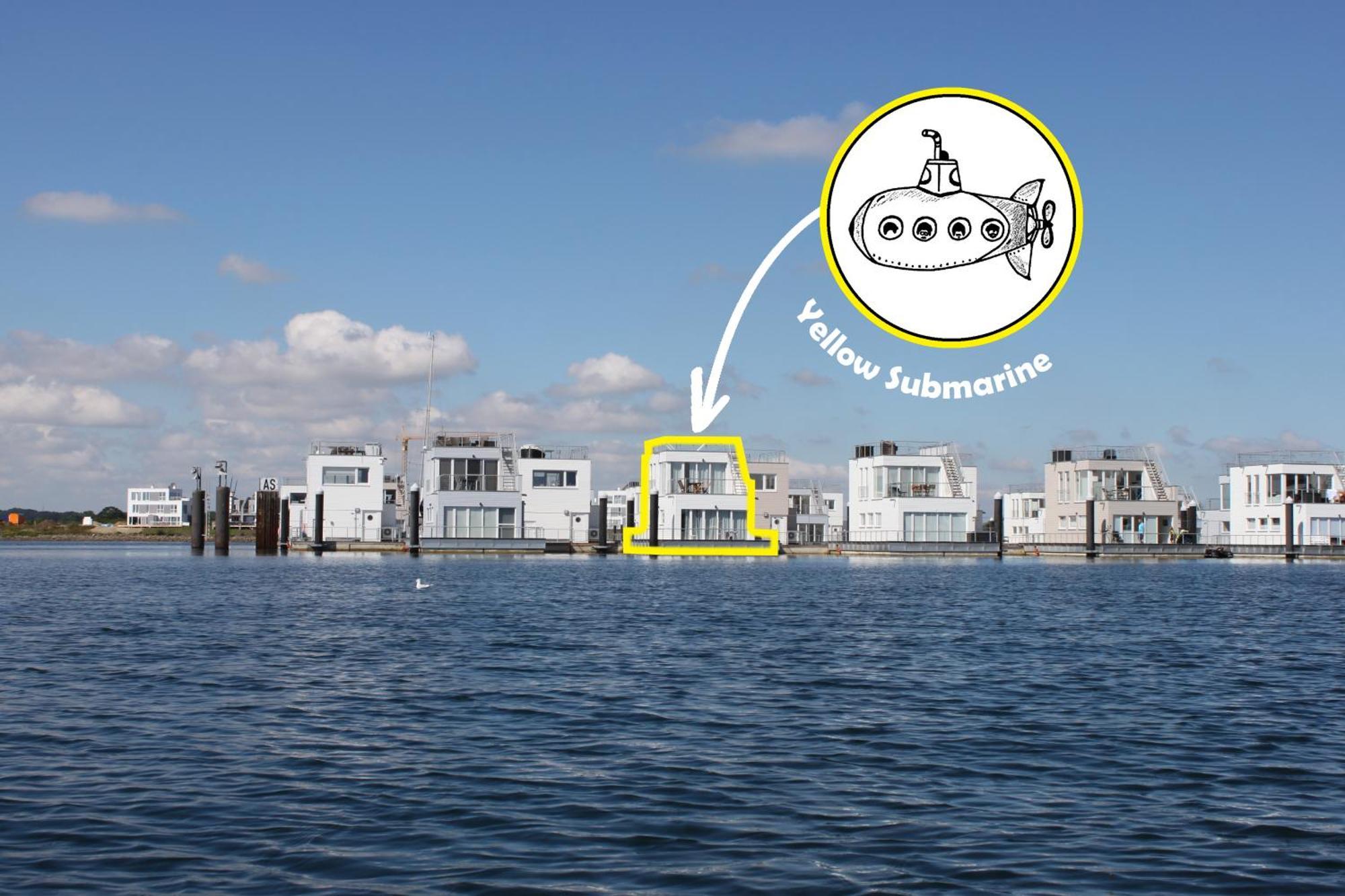 Wasserhaus Yellow Submarine Olpenitz Buitenkant foto